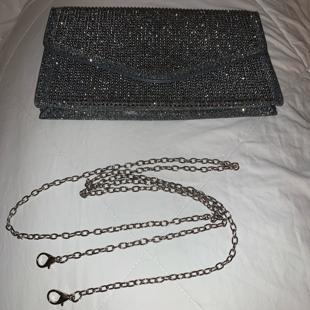 Dark grey clutch